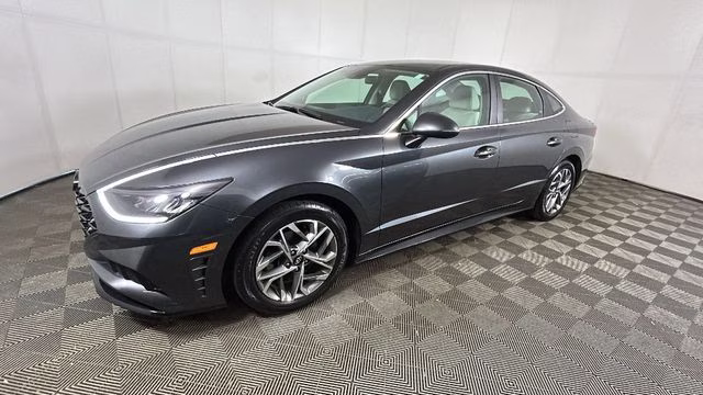 2022 Portofino Gray Hyundai Sonata SEL FWD Sedan