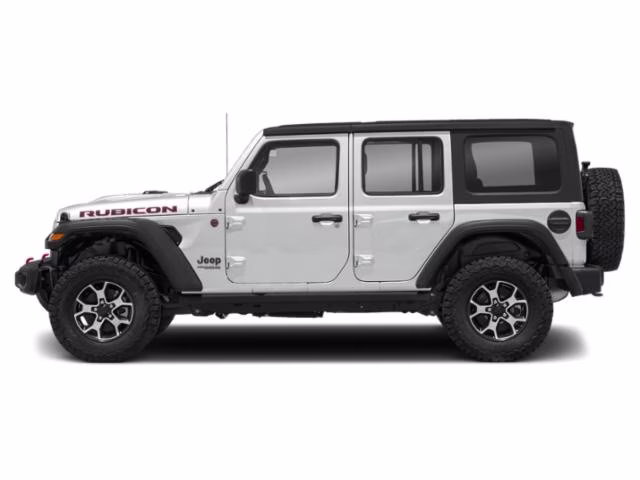 2021 Bright White Clearcoat Jeep Wrangler Unlimited Rubicon 4X4 SUV