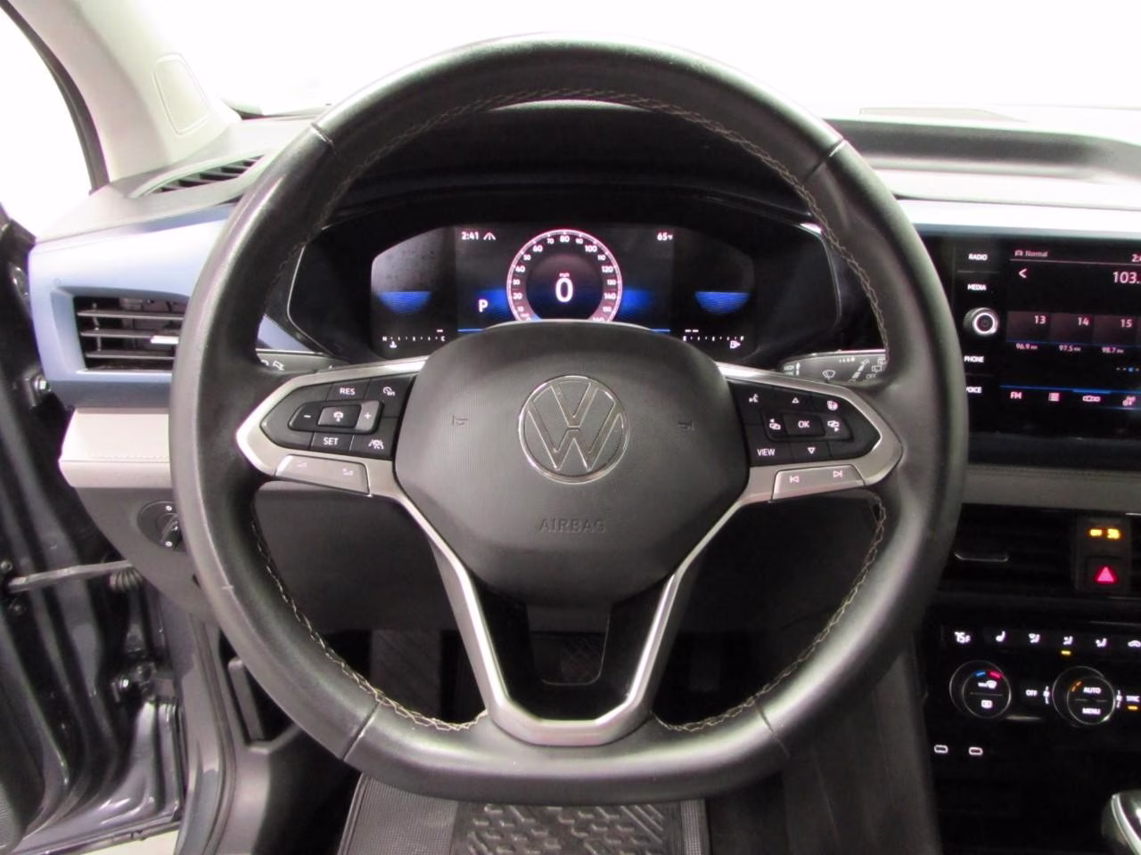2024 Pure Gray Volkswagen Taos 1.5T SE AWD SUV