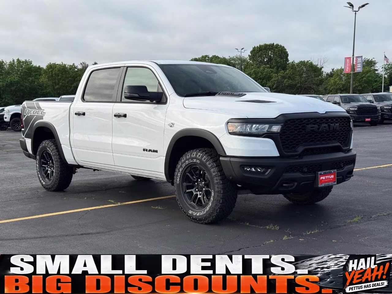 2026 Bright White Clearcoat Ram 1500 Rebel 4X4 Truck