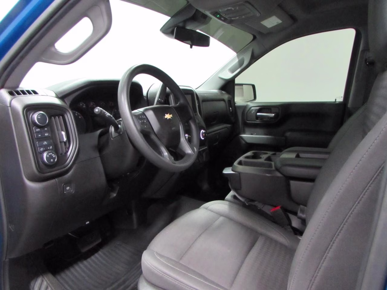 2023 Glacier Blue Metallic Chevrolet Silverado 1500 Custom 4X4 Truck