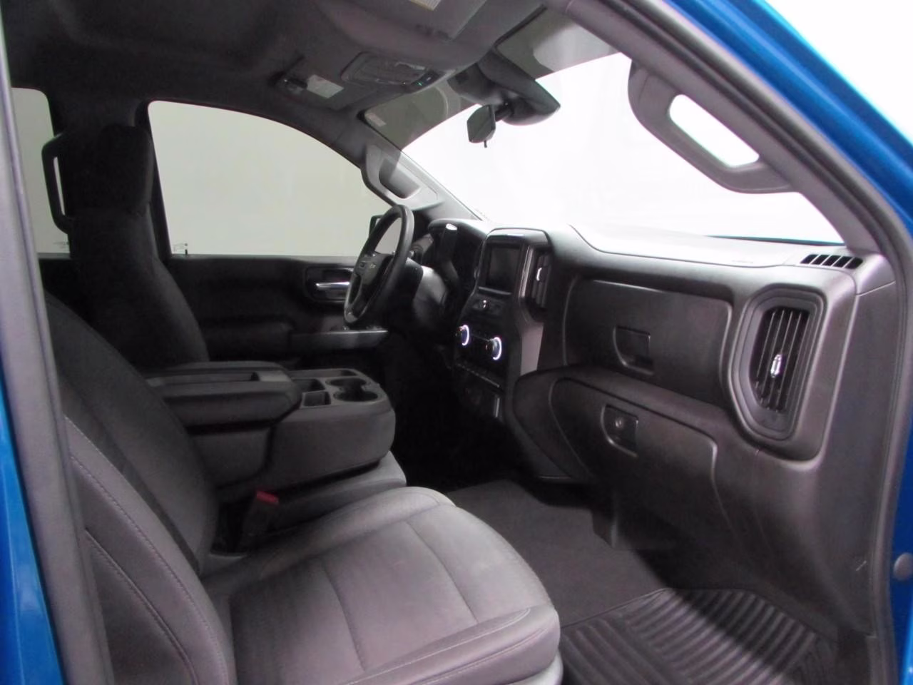 2023 Glacier Blue Metallic Chevrolet Silverado 1500 Custom 4X4 Truck