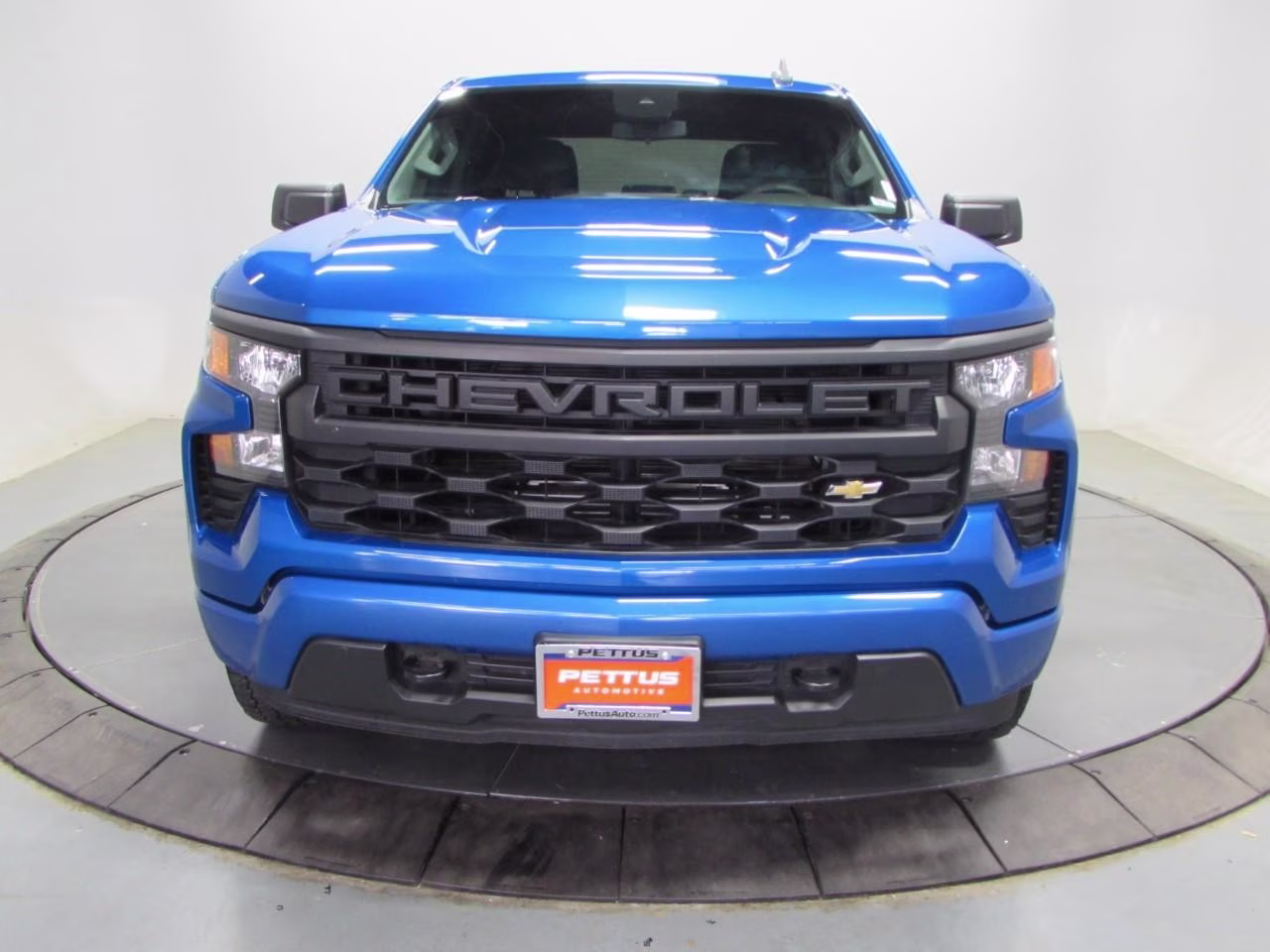 2023 Glacier Blue Metallic Chevrolet Silverado 1500 Custom 4X4 Truck