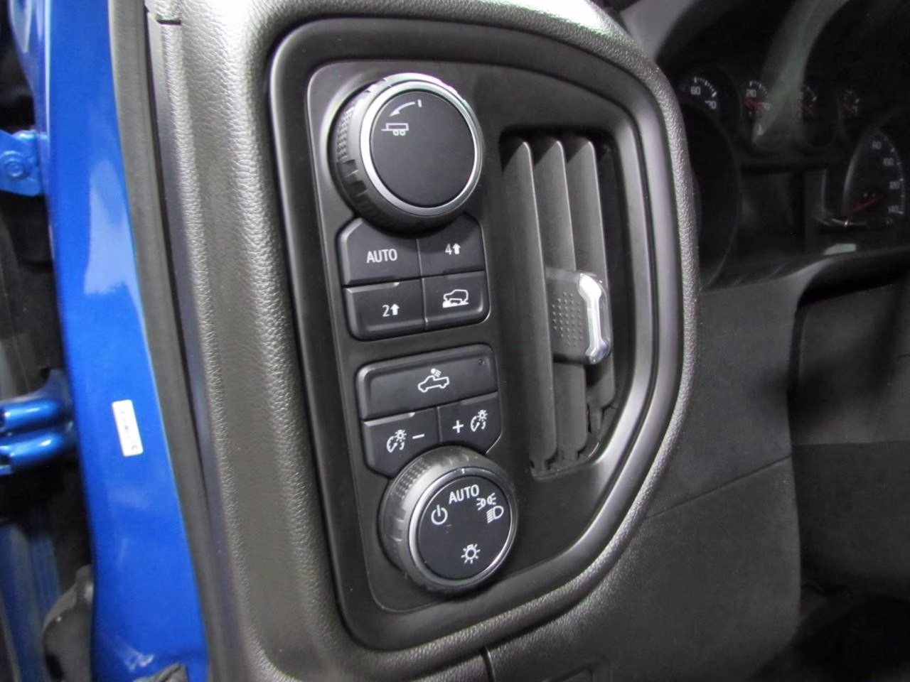 2023 Glacier Blue Metallic Chevrolet Silverado 1500 Custom 4X4 Truck