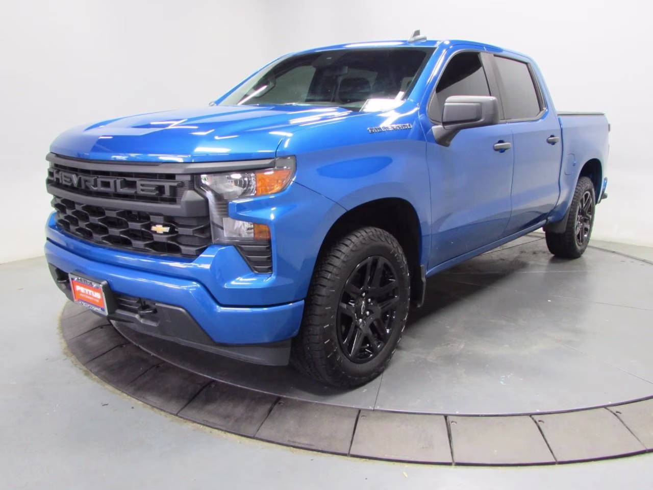 2023 Glacier Blue Metallic Chevrolet Silverado 1500 Custom 4X4 Truck