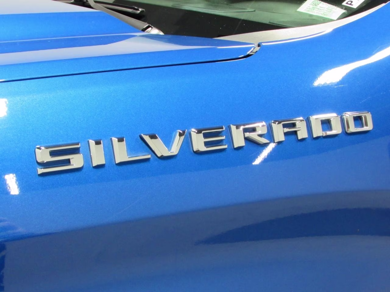 2023 Glacier Blue Metallic Chevrolet Silverado 1500 Custom 4X4 Truck