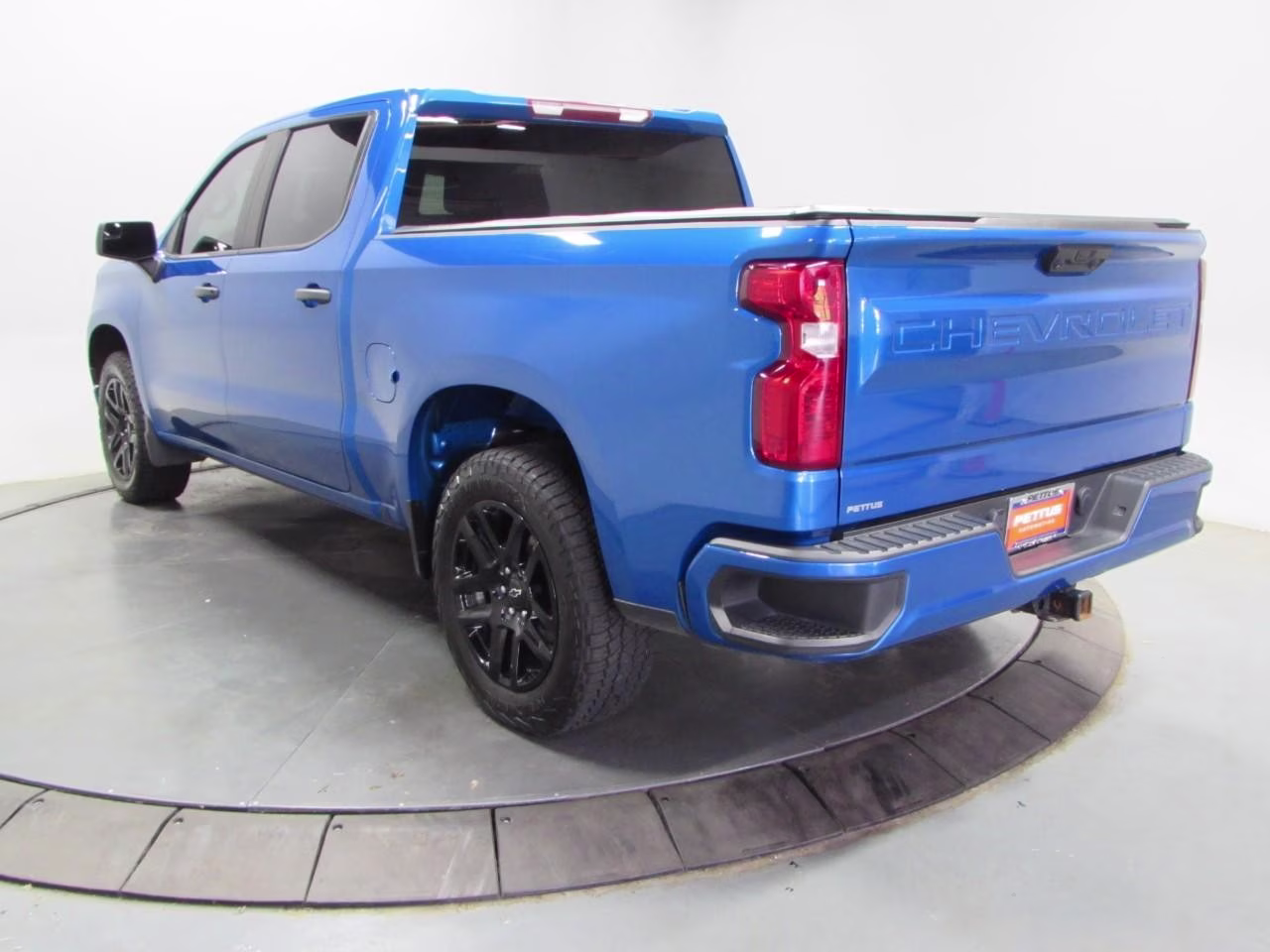 2023 Glacier Blue Metallic Chevrolet Silverado 1500 Custom 4X4 Truck