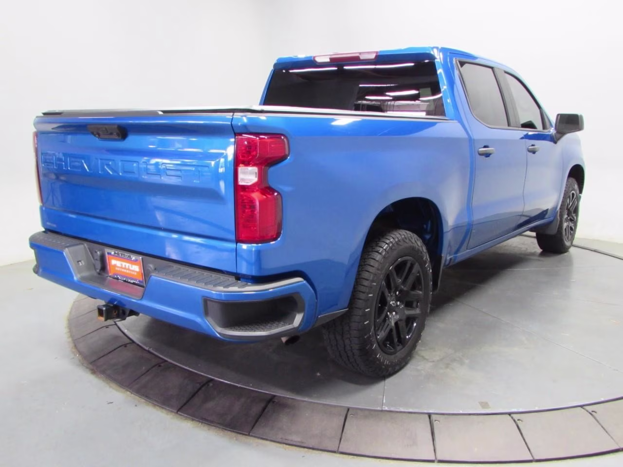 2023 Glacier Blue Metallic Chevrolet Silverado 1500 Custom 4X4 Truck