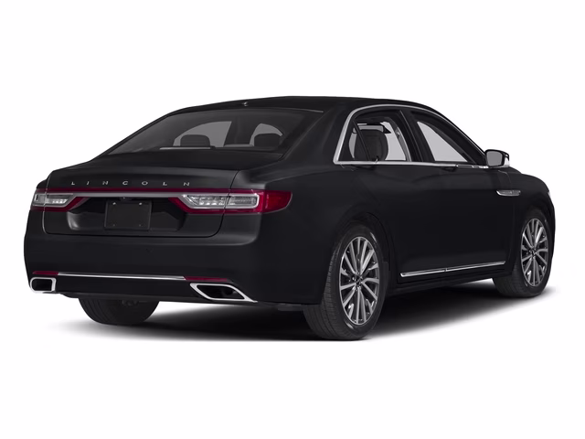 2017 Black Lincoln Continental Black Label AWD Sedan