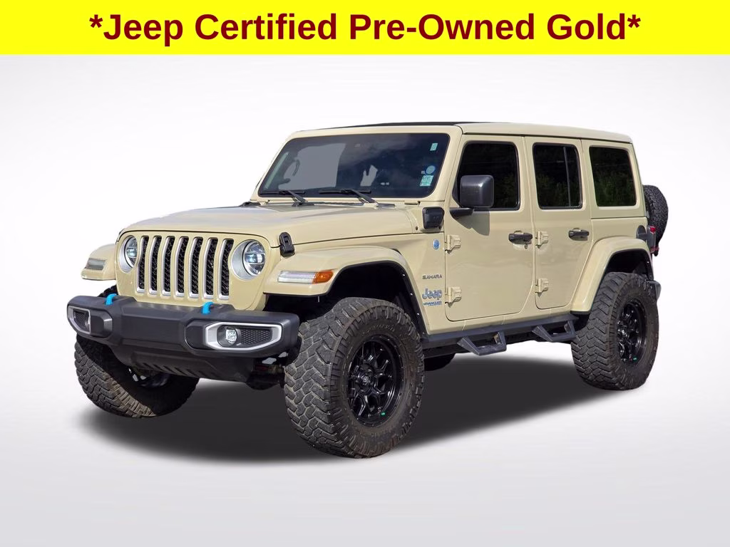 2022 Limited Edition Gobi Clearcoat Jeep Wrangler Unlimited Sahara 4xe 4X4 SUV