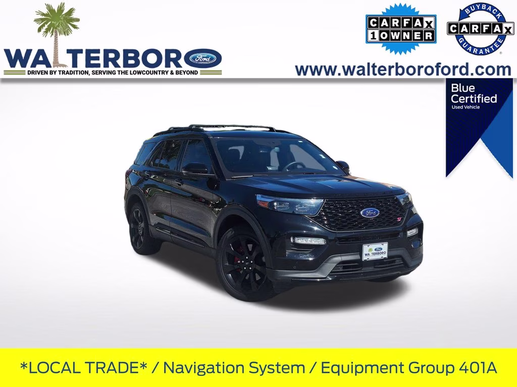 2023 Agate Black Metallic Ford Explorer ST 4X4 SUV