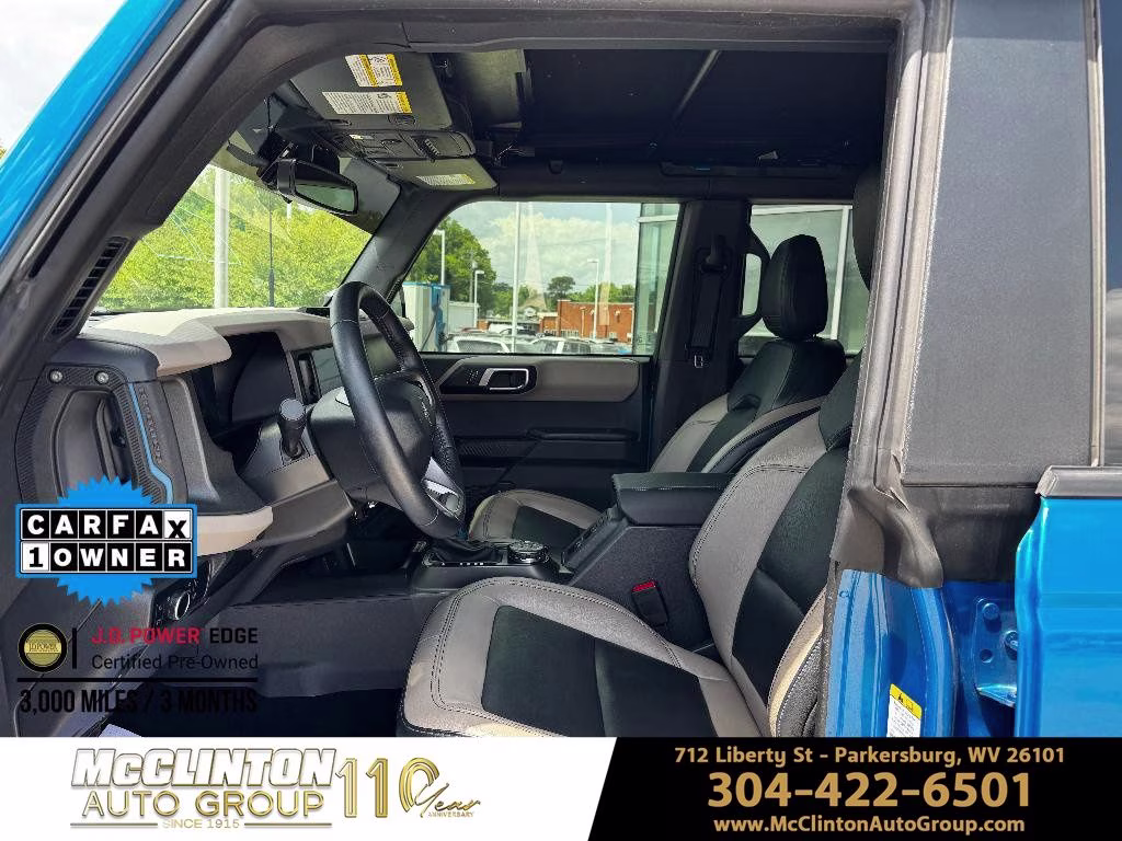2024 Blue Metallic Ford Bronco Wildtrak 4X4 SUV
