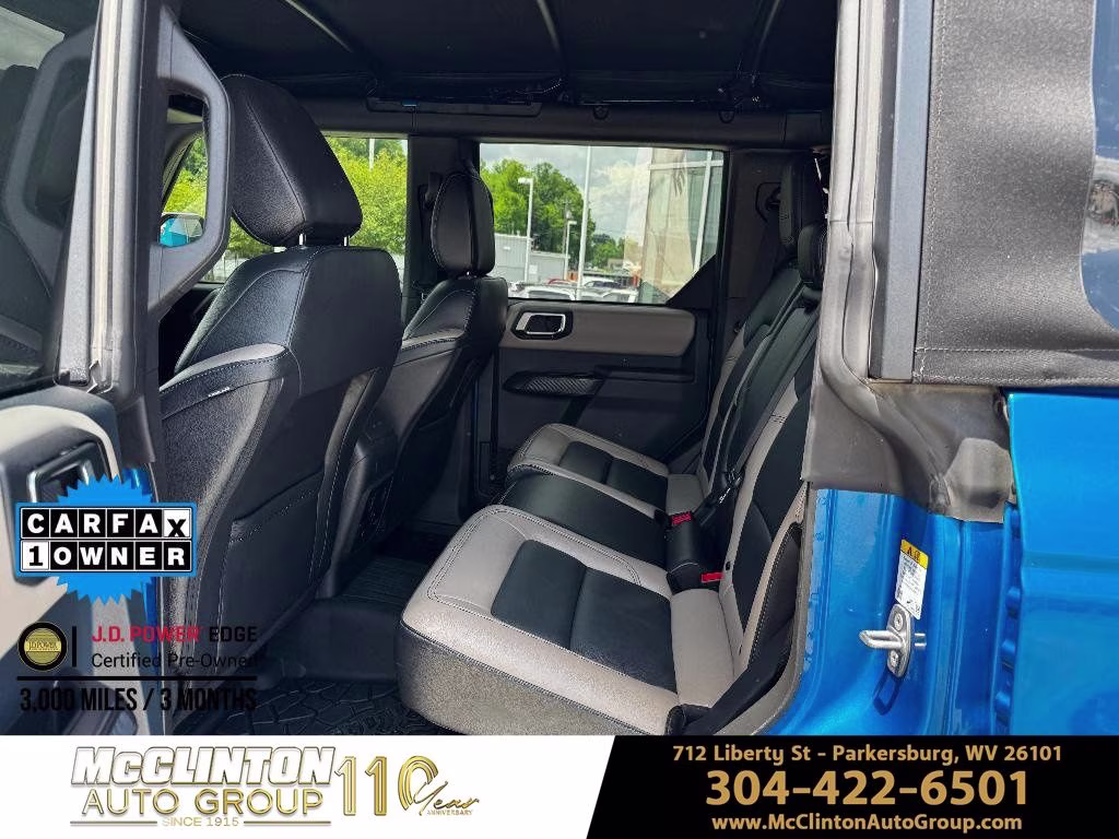 2024 Blue Metallic Ford Bronco Wildtrak 4X4 SUV