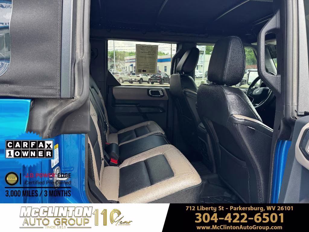 2024 Blue Metallic Ford Bronco Wildtrak 4X4 SUV