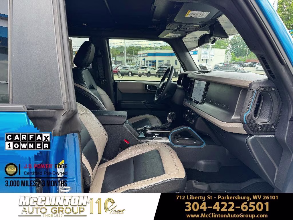2024 Blue Metallic Ford Bronco Wildtrak 4X4 SUV
