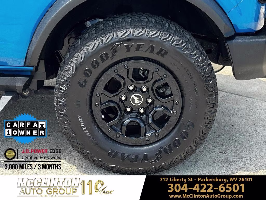 2024 Blue Metallic Ford Bronco Wildtrak 4X4 SUV