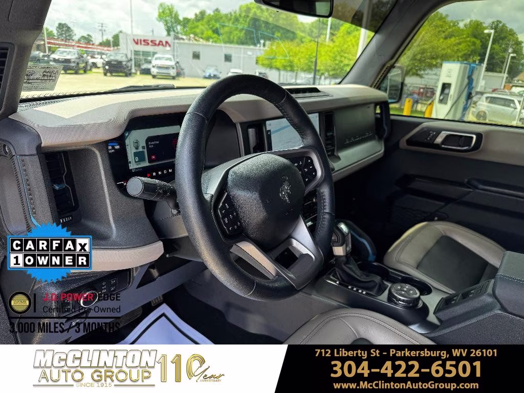 2024 Blue Metallic Ford Bronco Wildtrak 4X4 SUV
