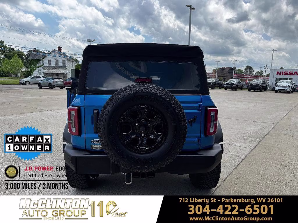 2024 Blue Metallic Ford Bronco Wildtrak 4X4 SUV