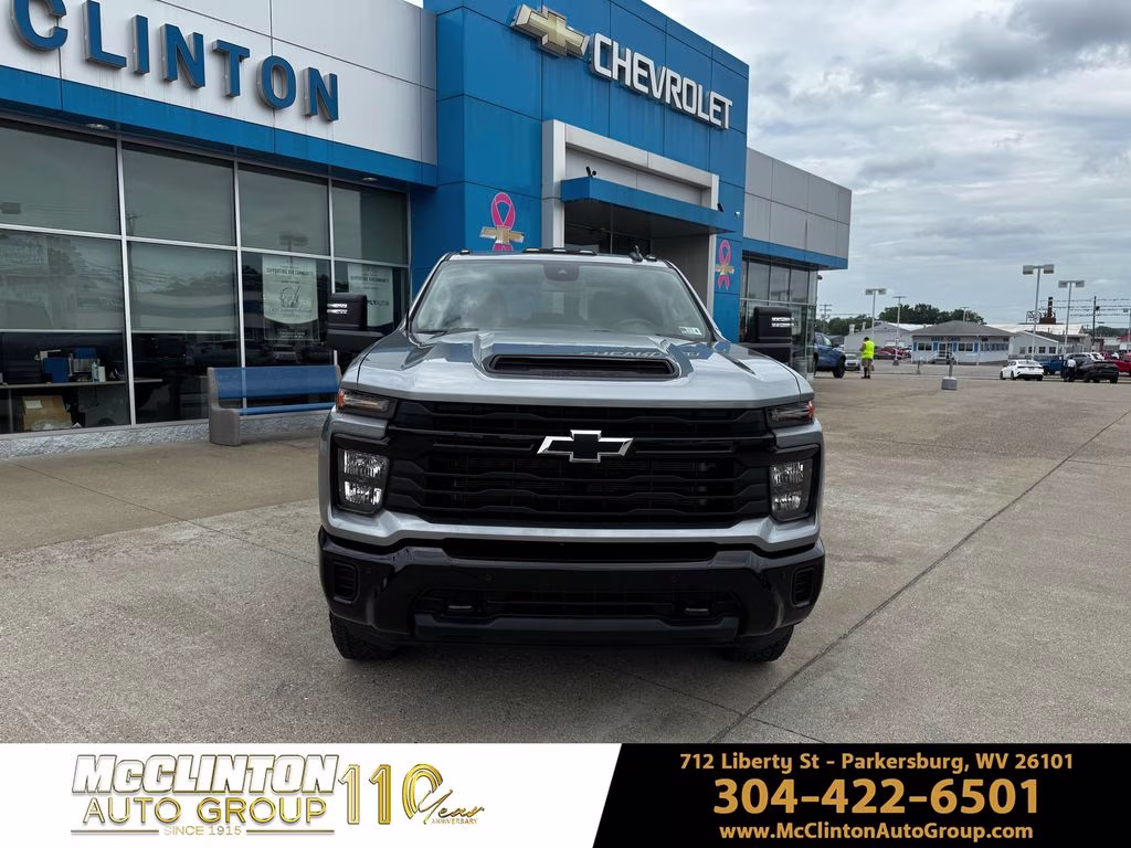 2026 Sterling Gray Metallic Chevrolet Silverado 2500HD Custom 4X4 Truck
