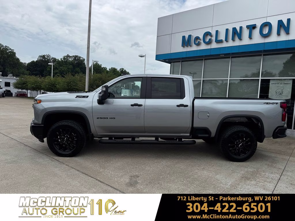 2026 Sterling Gray Metallic Chevrolet Silverado 2500HD Custom 4X4 Truck