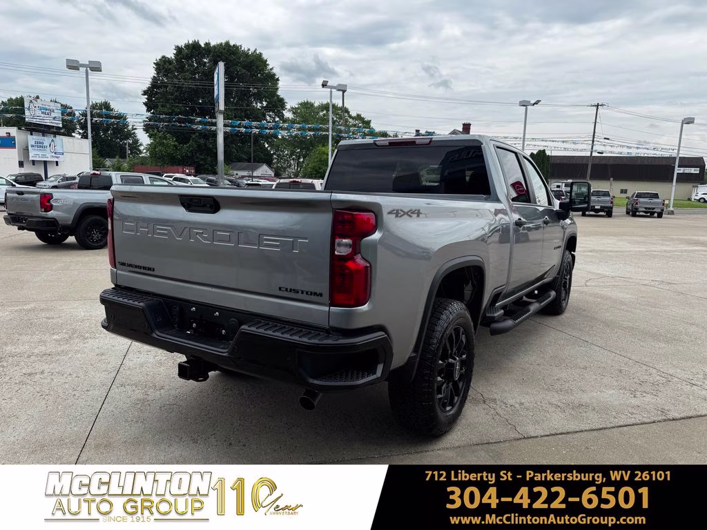 2026 Sterling Gray Metallic Chevrolet Silverado 2500HD Custom 4X4 Truck