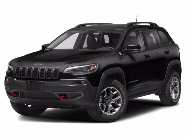 2021 Black Jeep Cherokee Trailhawk 4X4 Crossover