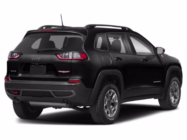 2021 Black Jeep Cherokee Trailhawk 4X4 Crossover