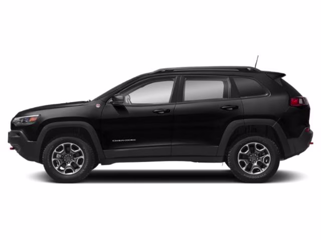 2021 Black Jeep Cherokee Trailhawk 4X4 Crossover