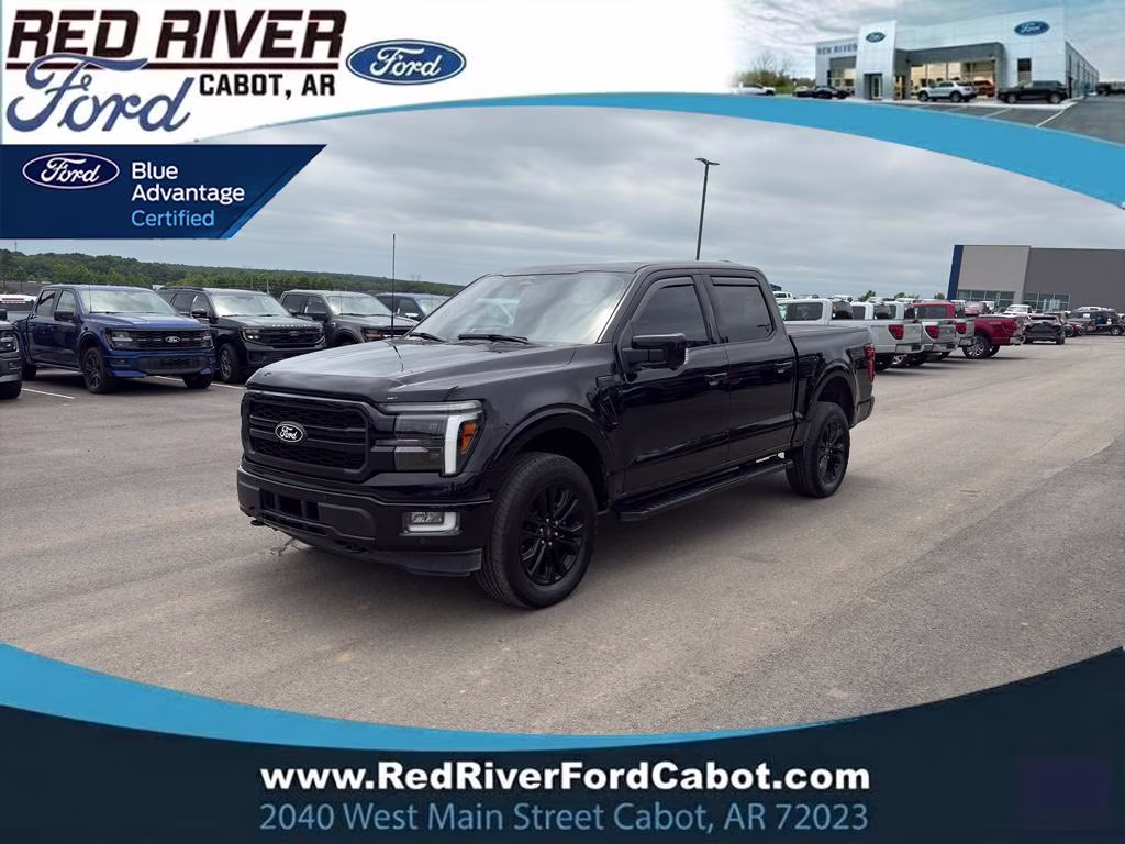 2024 AGATE BLACK METALLIC Ford F-150 LARIAT 4X4 Truck