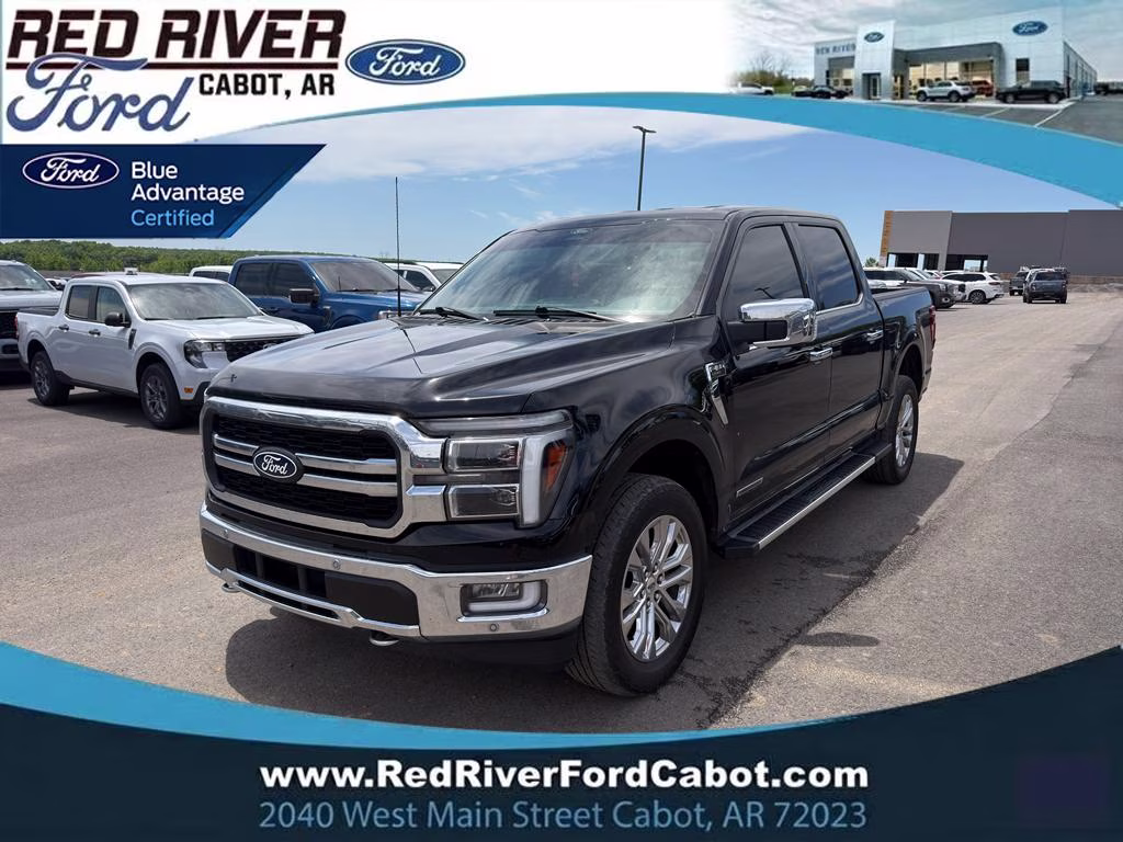 2024 Agate Black Metallic Ford F-150 LARIAT 4X4 Truck