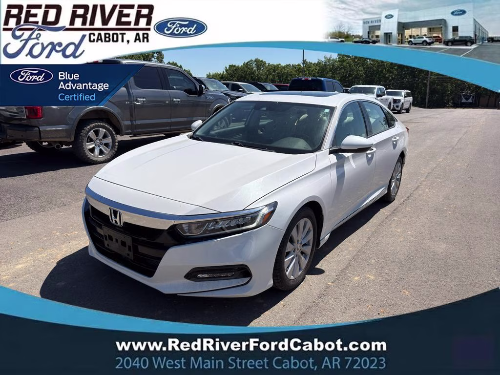2019 Platinum White Pearl Honda Accord EX-L 1.5T FWD Sedan