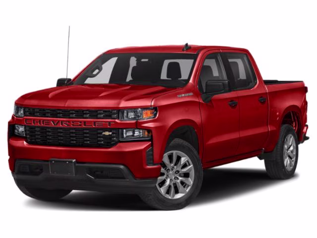 2020 Red Hot Chevrolet Silverado 1500 Custom 4X4 Truck