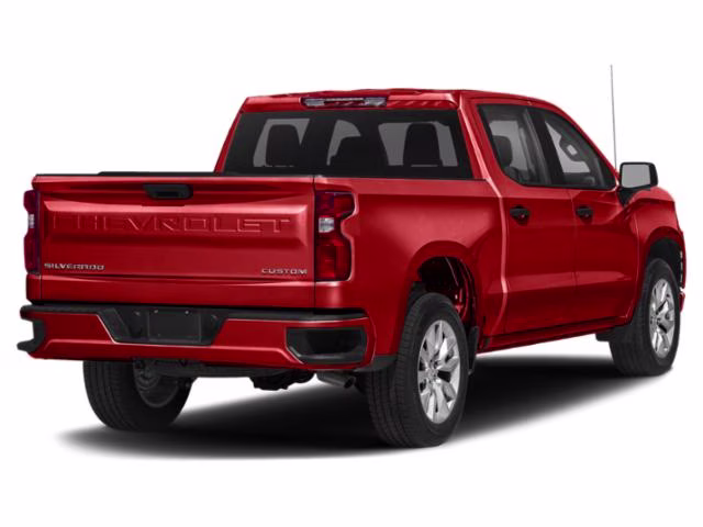 2020 Red Hot Chevrolet Silverado 1500 Custom 4X4 Truck