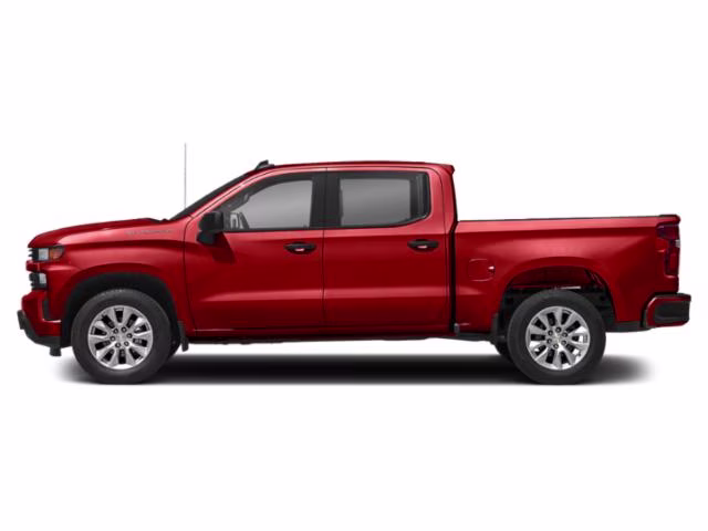 2020 Red Hot Chevrolet Silverado 1500 Custom 4X4 Truck