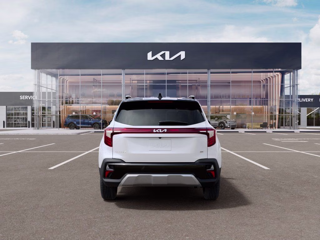 2026 Clear White/Black Roof Kia Seltos S AWD SUV