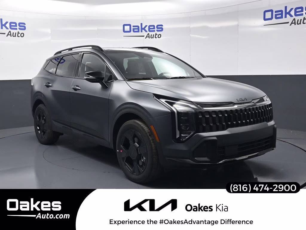 2026 Shadow Matte Gray Kia Sportage Hybrid X-Line AWD SUV