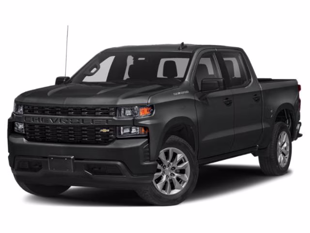 2021 Shadow Gray Metallic Chevrolet Silverado 1500 Custom 4X4 Truck