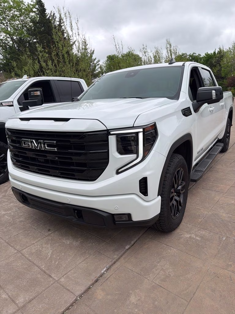 2025 Summit White GMC Sierra 1500 Elevation 4X4 Truck