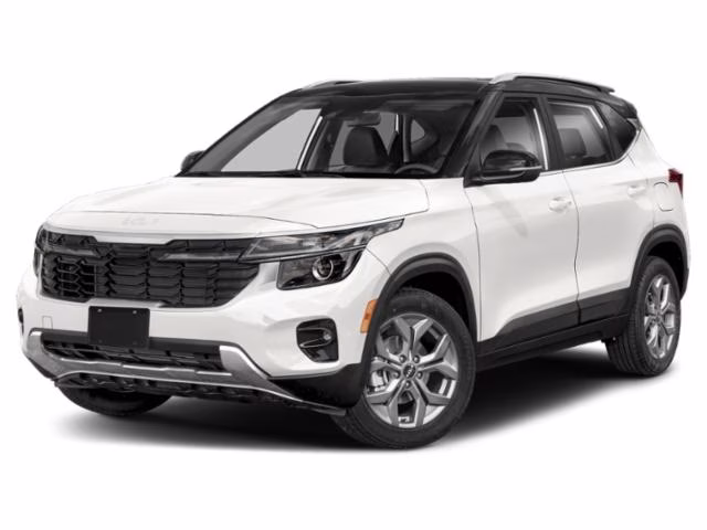 2026 Clear White/Black Roof Kia Seltos S AWD SUV