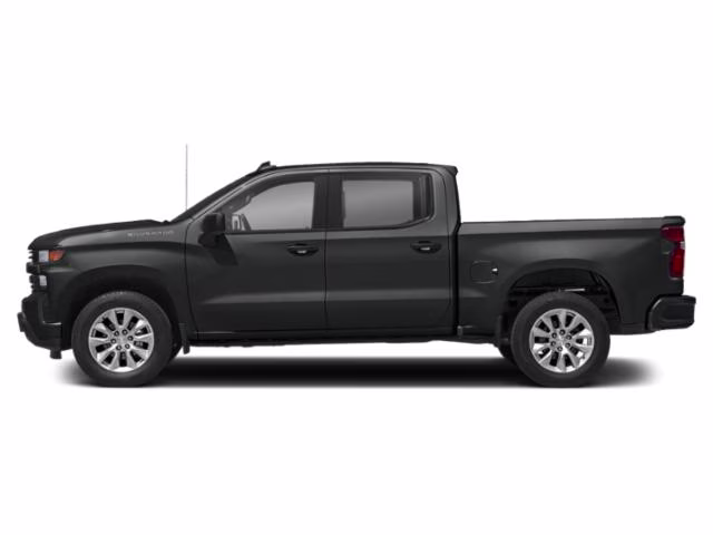 2021 Shadow Gray Metallic Chevrolet Silverado 1500 Custom 4X4 Truck