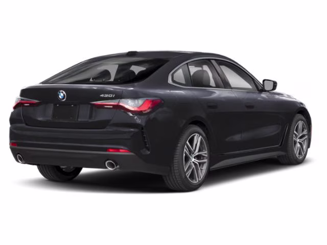 2025 Black Sapphire Metallic BMW 4 Series 430i Gran Coupe AWD Hatchback