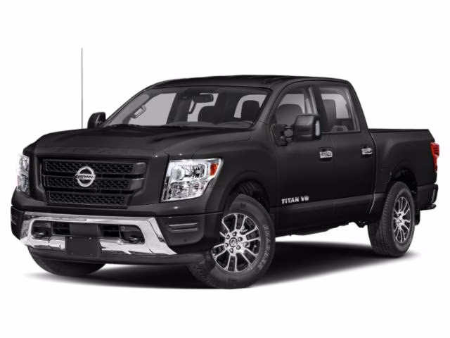 2022 Super Black Nissan Titan SV RWD Truck