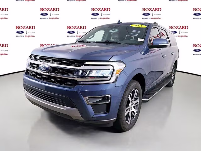 2022 Blue Metallic Ford Expedition Max Limited RWD SUV