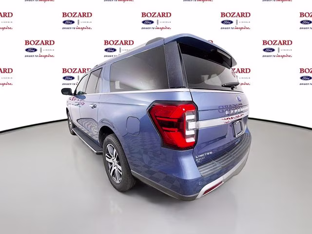 2022 Blue Metallic Ford Expedition Max Limited RWD SUV