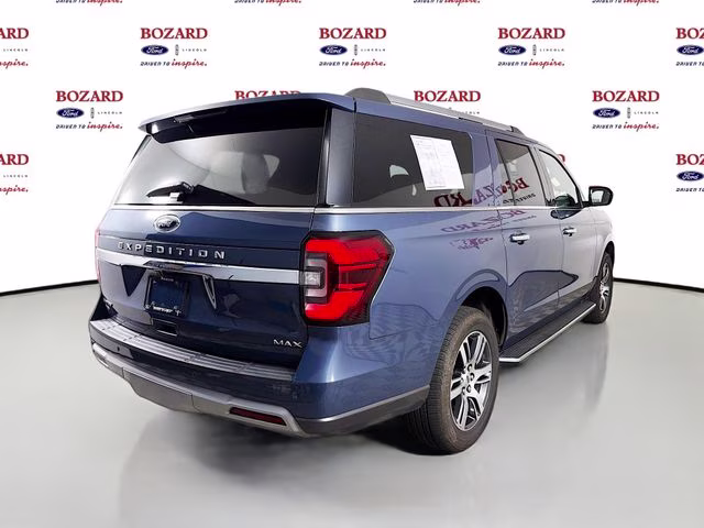 2022 Blue Metallic Ford Expedition Max Limited RWD SUV