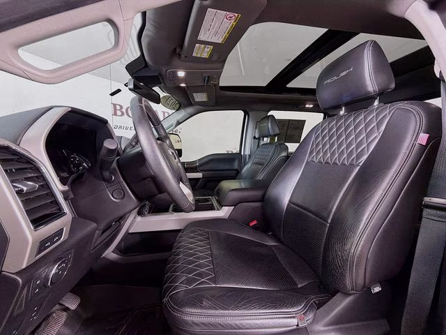 2021 White Metallic Ford Super Duty F-250 SRW Lariat ROUSH 4X4 Truck