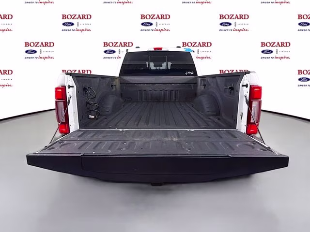 2021 White Metallic Ford Super Duty F-250 SRW Lariat ROUSH 4X4 Truck