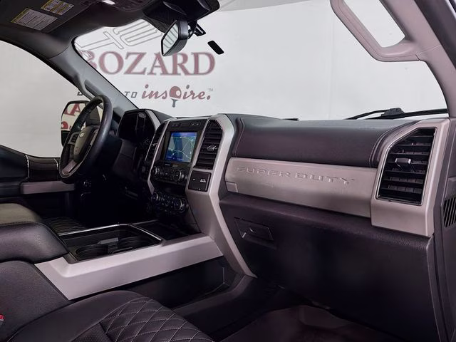 2021 White Metallic Ford Super Duty F-250 SRW Lariat ROUSH 4X4 Truck