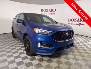 2021 Blue Metallic Ford Edge ST Line FWD SUV