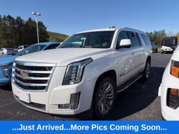 2020 Crystal White Cadillac Escalade ESV Luxury 4X4 SUV